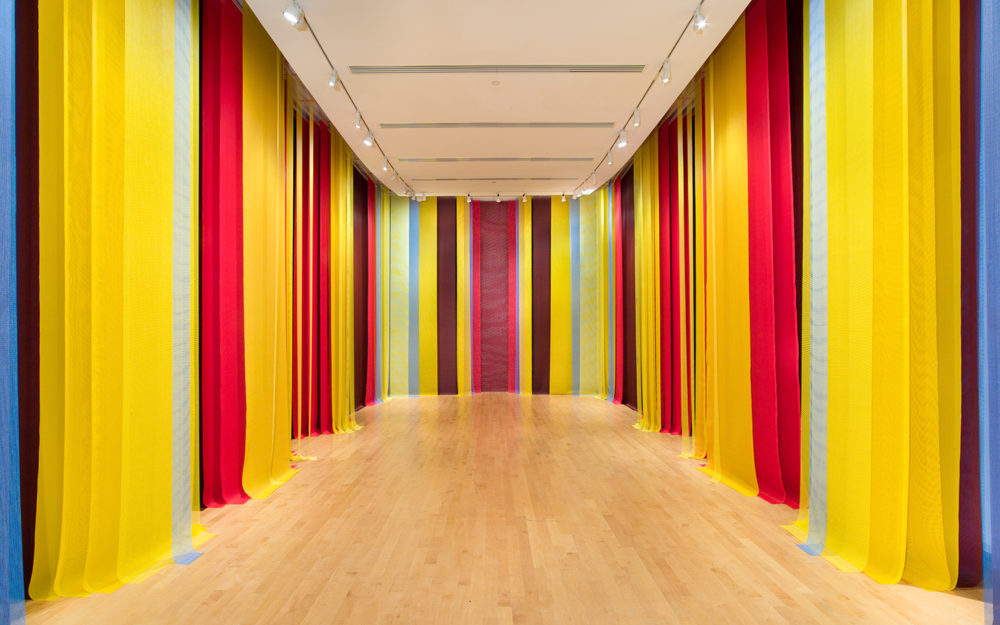 Eva LeWitt installation view at The Aldrich Contemporary Art Museum