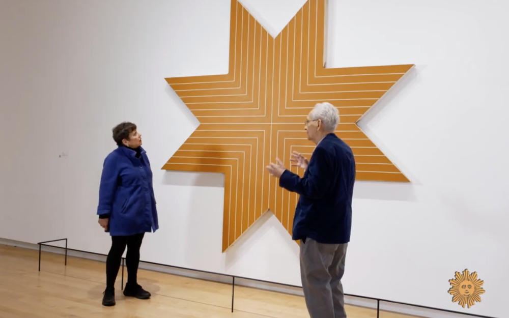 Frank Stella interviewed in the galleries