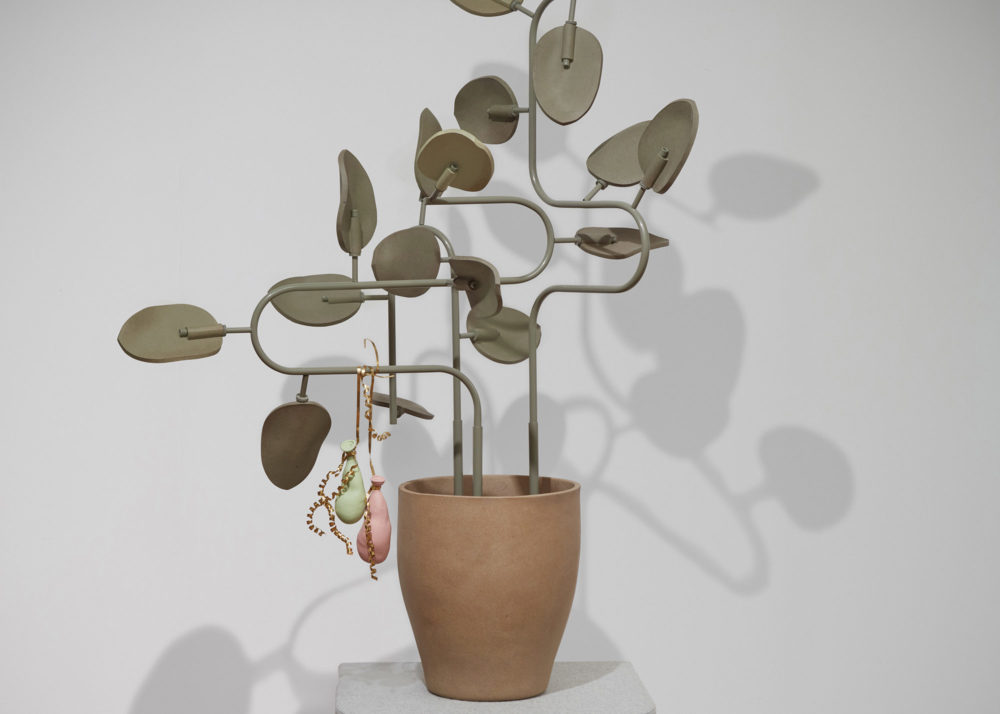 Plant-like sculptural object