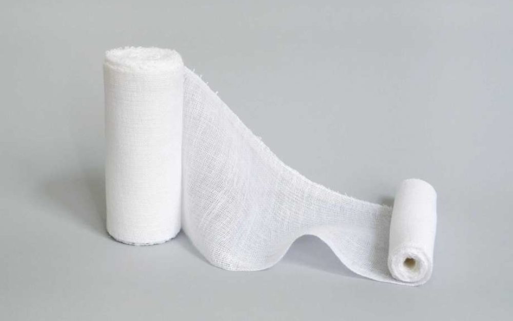 Handmade white bandage