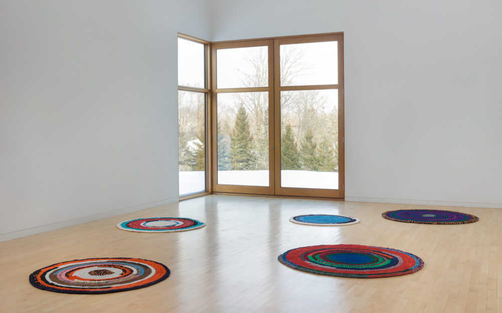 Harmony Hammond's Floorpieces at The Aldrich Contemporary Art Museum