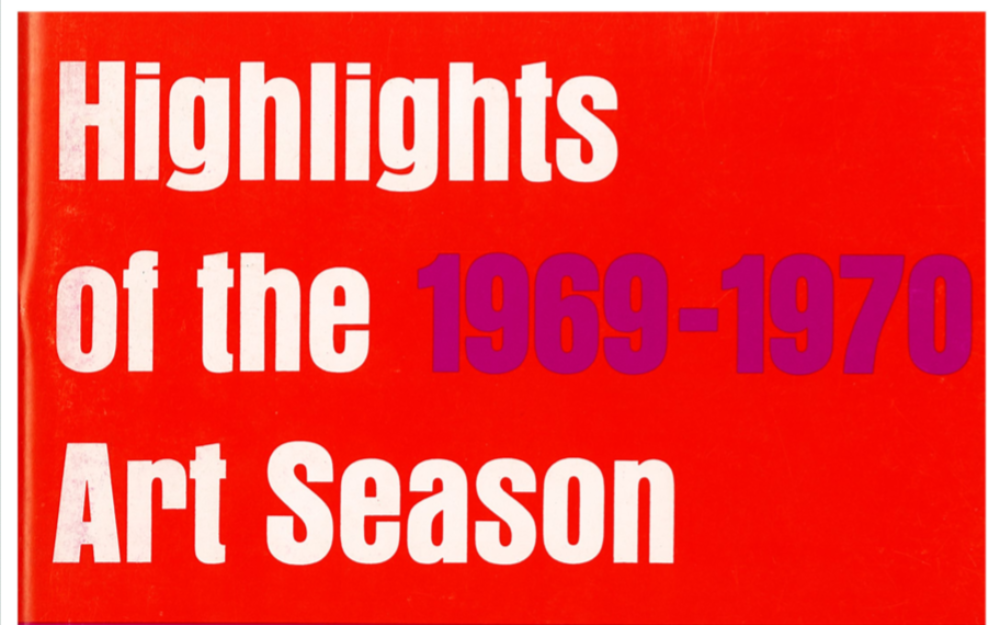 Highlights of the 1969-1970 Art Season