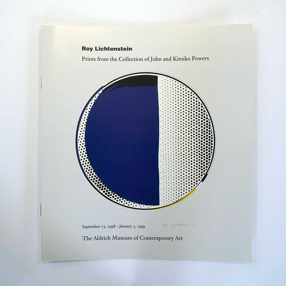 Cover of Roy Lichtenstein catalogue