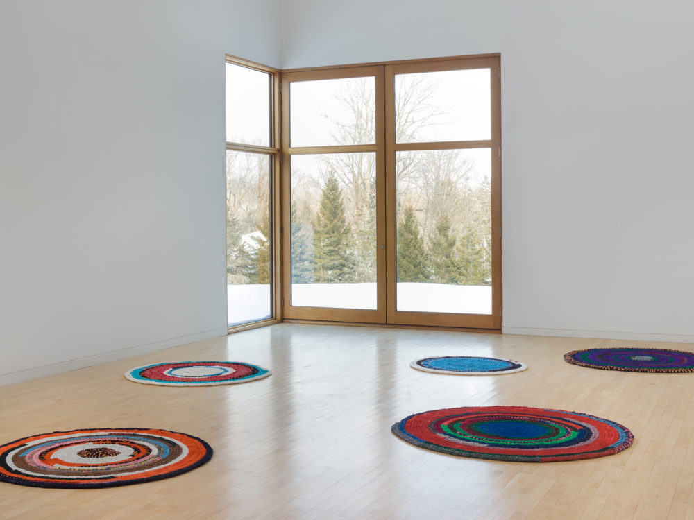 Harmony Hammond's Floorpieces at The Aldrich Contemporary Art Museum