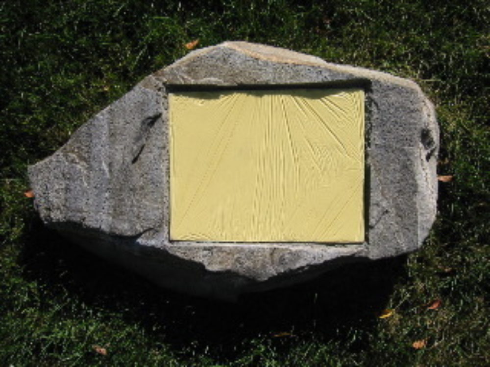 Stone with relief