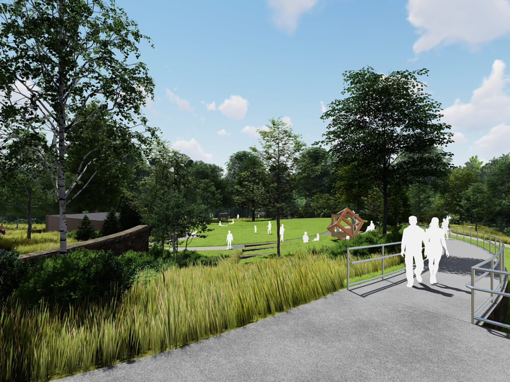 Architectural Plans for The Aldrich Sculpture Garden