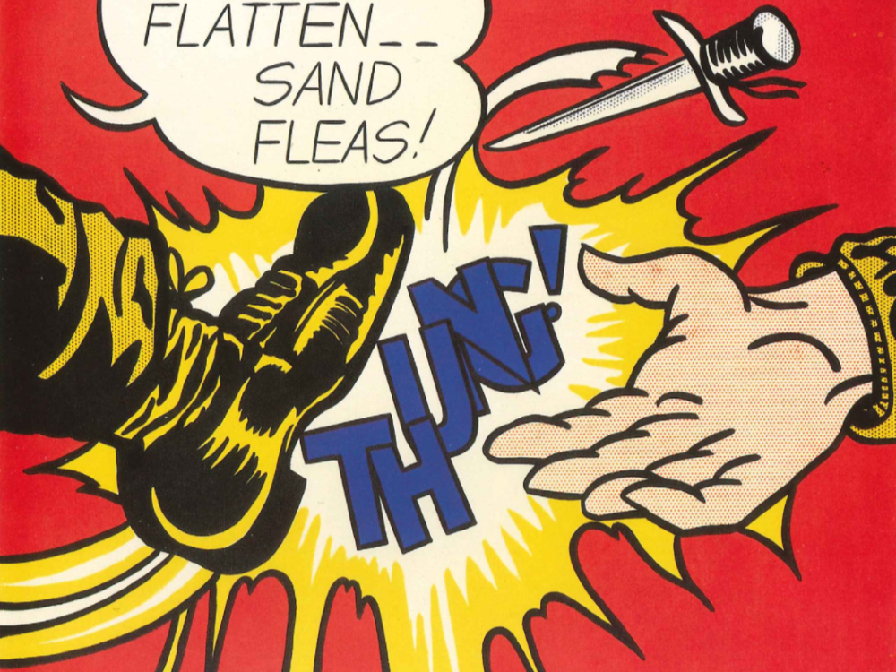Roy Lichtenstein, Flatten Sand Fleas (1962)