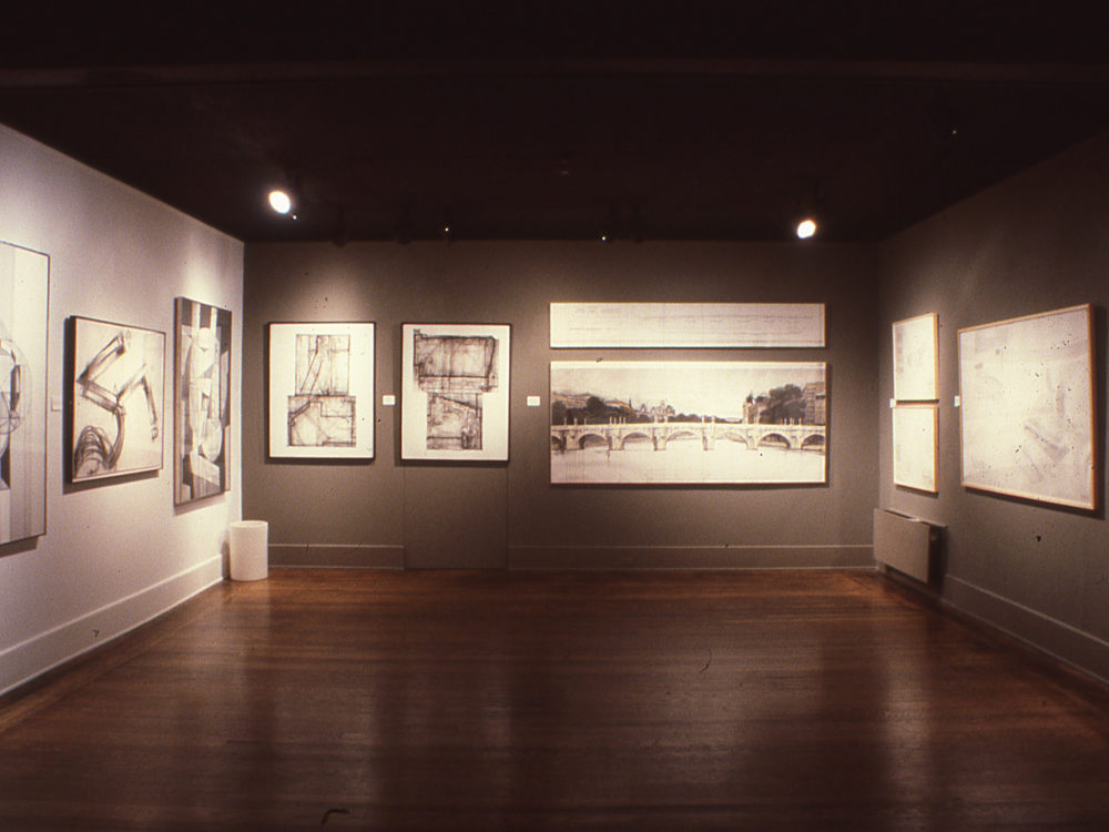 Installation view of New Dimensions in Drawing